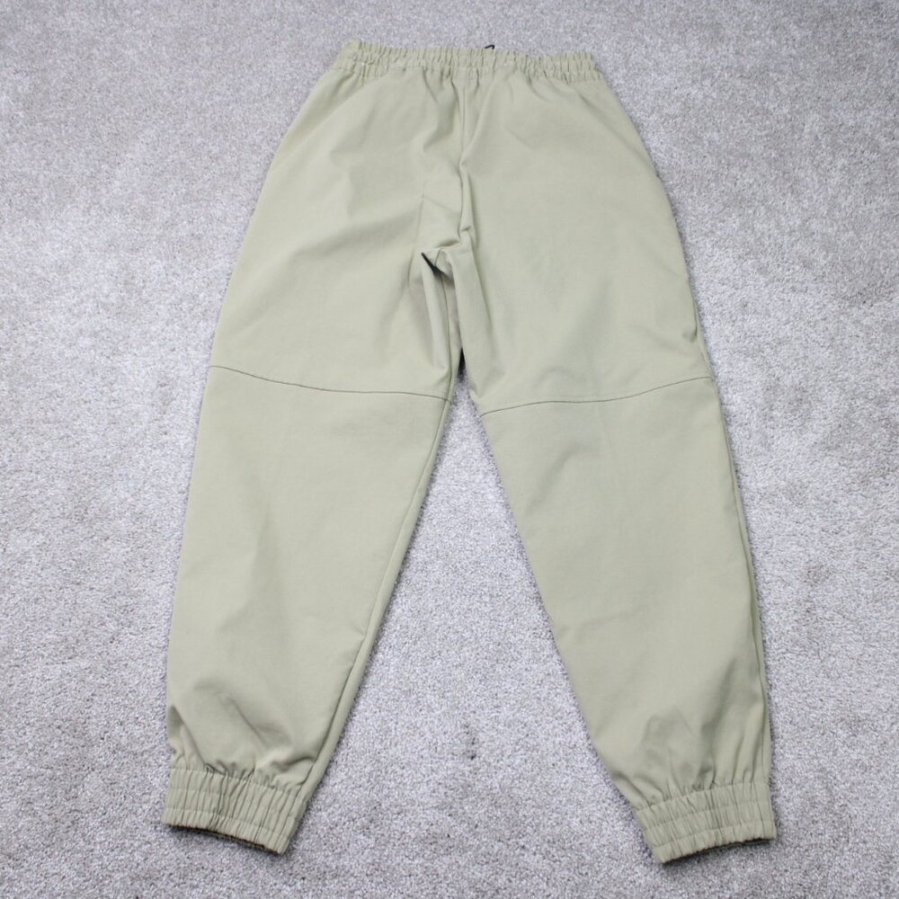 Nike Pants Womens Medium (30x28) Beige Sportswear Swoosh Woven Polyester Joggers - Picture 7 of 12